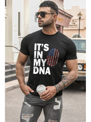 Fashion Casual Short Sleeve Tees Tops For Men