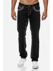 Fashion Casual Simple Long Jeans For Men