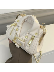 Fashion Pumk Rivet Clothes Chain Bag