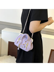 Fashion Pumk Rivet Clothes Chain Bag