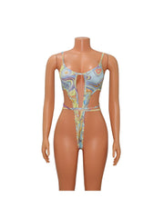 Women's Fashion Printed Two-Piece Swimsuit