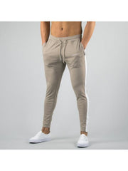 Contrast Color Pocket Men's Sports Jogging Pants