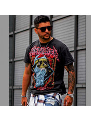 Street Graphic Short Sleeve Tee Shirts For Men