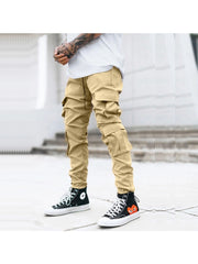 Casual Pure Color Work Trousers For Men