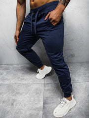 Casual Pure Color Long Pants For Men