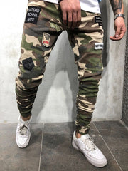 Fashion Camouflage Denim Jeans For Men