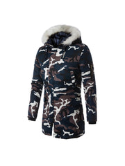 Winter Camouflage  Hooded Coats For Men