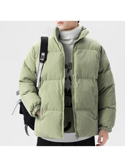 Winter New Solid  Down Cotton Coats For Men