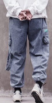 Street Loose Cargo Jeans For Men