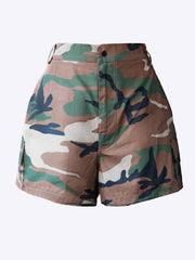 Summer Casual Women Camouflage  Short Trousers