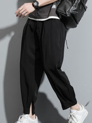 Casual Men  Pure Color Long Pants With Pockets