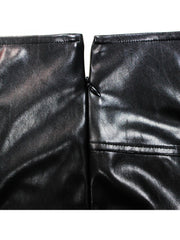 Cold Sleeve  Black Plus Size 2 Piece Short Sets