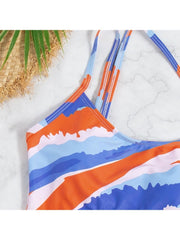 Colorblock Cutout One Piece  Swimsuits For Women