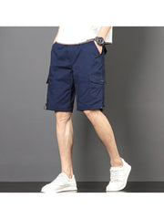 Summer Casual Loose Multi-Pocket Short Pants Men