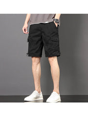 Summer Casual Loose Multi-Pocket Short Pants Men
