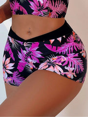 Women's Sexy Flower Printing Swimwear