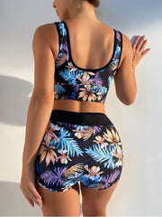 Women's Sexy Flower Printing Swimwear