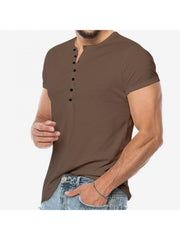 Men's Pure Color Short Sleeve T-Shirts
