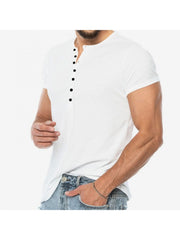 Men's Pure Color Short Sleeve T-Shirts