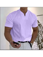 Men's Pocket V-Neck Short Sleeve Tee