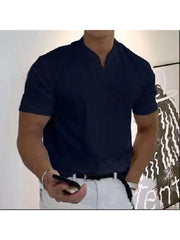 Men's Pocket V-Neck Short Sleeve Tee