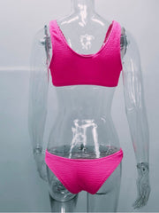 Women's Sexy Pure Color Swimsuit