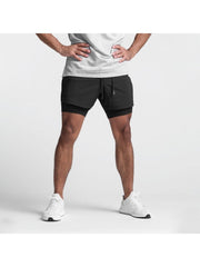 Men's Casual Colorblock Patchwork Shorts