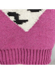 Women's Casual Leopard Print Printing Sweater
