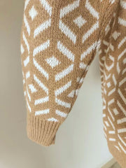 Striped Knitting Cardigan Sweater Top