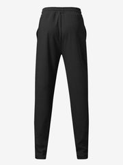 Zipper Polo Shirt Drawstring Trouser Sets