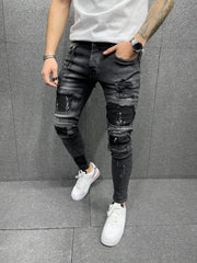 Wear Out Ripped Denim Slim Jeans