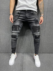 Wear Out Ripped Denim Slim Jeans