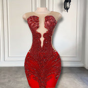 Red Diamond Birthday Party Gown