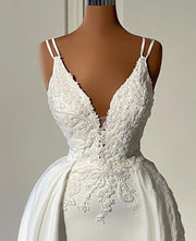 KADIER NOVIAS A Line White Wedding Dresses 2022 with Skirt Bridal Gown Wedding Gowns Vestidos De Novia