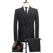Win The World with This Stylish 2023 Men's Black Suit with Double Breasted Buttons Trajes Elegante Para Hombres Suits for Men