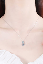 1 Carat Moissanite Pendant silver Necklace