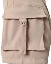 Pocket Design High Waist Shorts