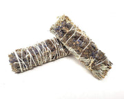 Home fragrance Blue Sage & Lavender Smudge Stick 4" - 1 Bundle