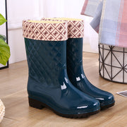 Rain Boots Woman Water Shoes Women Slip On Keep Warm Non-Slip Boots Women Lluvia Boots Washing Shoe Rain Boots For Women d34