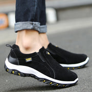 2022 Men Casual Sport Shoes Male Outdoors Breathable Flock Walking Comfortable Footwear Comfortable Loafers Jogging Sneakers New