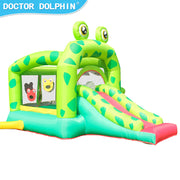 Frog Bounce House Jump House Kids Inflatable Bouncing Castle Jumping 420Dand 840D Playground Home Use