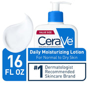 CeraVe Daily Moisturizing Lotion for Normal to Dry Skin, 16 oz