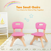 Kids Activity Table and Chair Set Play Furniture with Storage