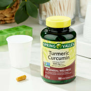 Spring Valley Turmeric Curcumin with Ginger Powder;  500 mg;  180 Count