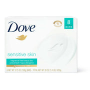 Dove Moisturizing Beauty Bar Sensitive Skin, 3.75 oz, 8 Bars