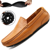 Leather Men Shoes Luxury Trendy 2022 Casual Slip on Formal Loafers Men Moccasins Italian Black Male Driving Shoes Sneakers