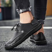 Leather Men Shoes Luxury Brand 2022 Casual Slip on Formal Loafers Men Moccasins Italian Black Male Driving Shoes Plus Size 46