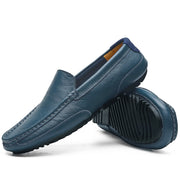 Leather Men Shoes Luxury Trendy 2022 Casual Slip on Formal Loafers Men Moccasins Italian Black Male Driving Shoes Sneakers