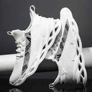 Male Outdoor Running Jogging Sports Shoes Comfortable Stretch Mesh Fabric Trainers Men White Sneakers Casual Breathable Footwear