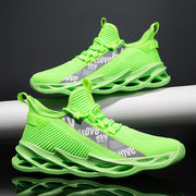 Men White Sneakers Casual Breathable Footwear Male Outdoor Running Jogging Sports Shoes Comfortable Stretch Mesh Fabric Trainers